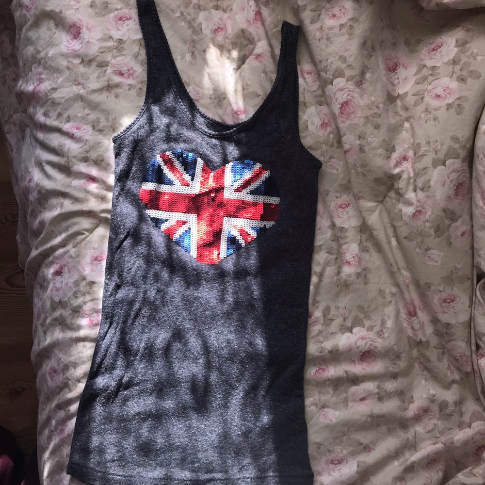 British flag tank top